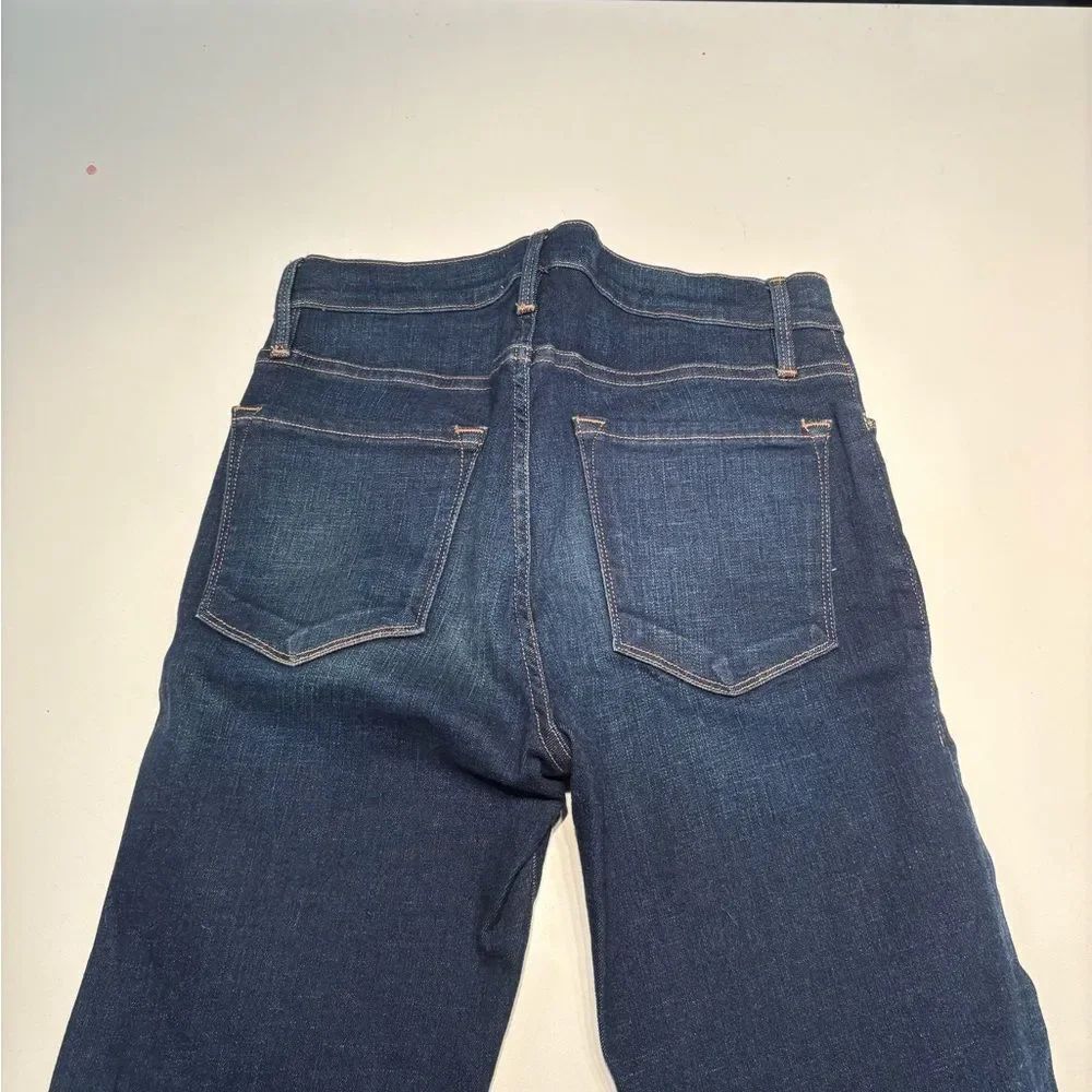 Frame Denim Le Crop Bell Dark Wash, 27 - Picture 3 of 7